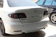 **裡外保持相當完整**2006年 MAZDA 6 馬6 2.3S 白色黑內裝 液晶電視X3