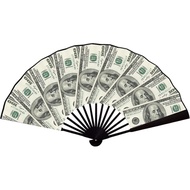 Hand Fan, Fans for Line Dancing, Decorative Folding Fans, Money Stacks/Money Fan, for EDM Music Fest
