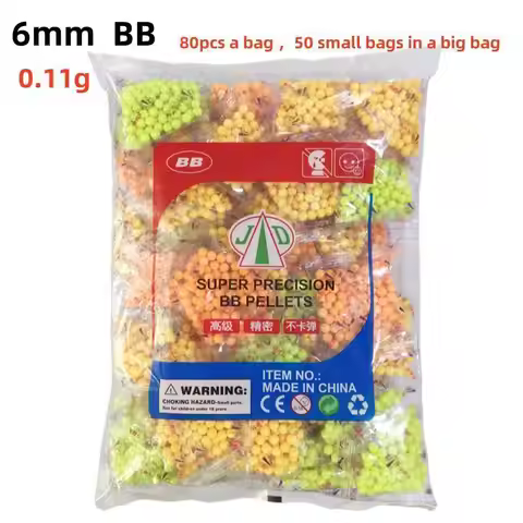 1000 Rounds Paintball 6mm Yellow BBs Bullets 0.11g 0.25g Strike Ball Tactical Air Gun High quatity B
