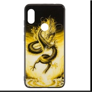 Xiaomi Redmi Note 5 / Note 5 Pro Case With 3D Golden Dragon Glass