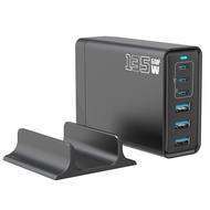 135W Gan Charger Station USB PD Charge Hub Desktop Charge Fast Charging Wall Charger Mobile Phones A