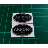 AkRON sticker Double Matte Coating