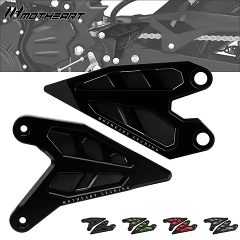 Motorcycle Foot Pegs with Heel Guard For Ninja 500/500SE/e-1/400/7 Z400/Z500/Z500SE/Z250/Z E-1/Z7 CN