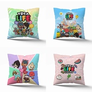 【Top-rated】 Toca Life Pillow Case No Pillow Cartoon Kids Boys Girls Toys Birthday 45cm