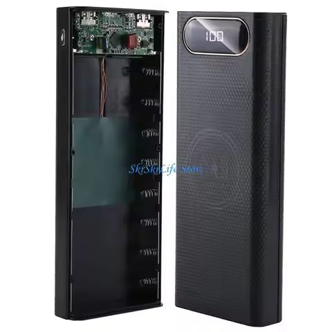 E65E 8x21700 Battery for Case Fast Portable Wireless Charging Box f