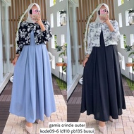 Two-Tone Vest Dress / Rayon Twill Yukensi Dress / Eid Clothes / Dress / D Silk Dress Code 418 / Wedd