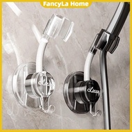 Universal Adjustable 360° Shower Head Holder with Hook Self-Adhesive Bathroom Punch Free Shower Spra