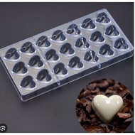 Hard plastic molds for making bonbon chocolate in many models