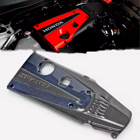 Fits for Honda 11th Civic Type-R FL5 OE Type Engine Cover K20C1 Carbon Engine Cover