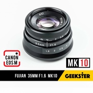 NEW Fujian X MK10 35mm f1.6 ✨ ไม่ต้องใช้ตัวแปลง สำหรับ กล้อง Mirrorless ( FUJI / OLYMPUS / SONY / PANASONIC / CANON ) ( เลนส์หลังละลาย เลนส์มือหมุน เลนส์ละลาย FujianX M43 M4/3 35 mm f 1.6 )