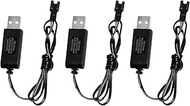 ZYGY 3pcs AA 6.0V 250mAh USB Charging Cable SM-2P Plug for Charging Remote Control Toy Car RC Truck