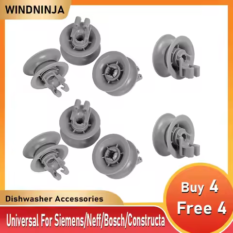Universal Dishwasher Basket Wheels For Siemens For Neff For Bosch For Constructa for Indesit for Jun