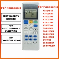 New For Panasonic Air Conditioner AC Remote Control A75C4543 A75C3826 CWA75C4762 CS-E9PKR CS-E12PKR CS-E21PKR S10TKH CS-S12SKQ CS-S9KKZW CS-RE9SKA