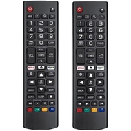 【Pack of 2】 for LG Smart TV Remote Control Replacement,Universal for All LG OLED 3D TVs for AKB75095