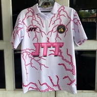 JTT LIGHTNING PINK Men's Fashion  Activewear Custom Jersey Collar Baju Lelaki Fashion Custom Jersey Football Jersey Premium White Summer Casual Polo T Top Wome