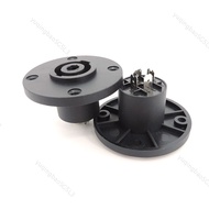 1pcs 4pin Round XLR mount panel power socket European-style 4Pin Female Compatible Audio Cable Connector socket  SG5L3