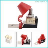 YIN Terminal Fuse Block Kit Single Stud 5 16 M8 High-Amp Marine Rated-Battery Fuse