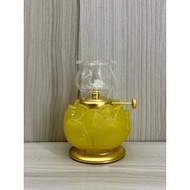 Glass glass oil lamp - oil lamp to light the altar - feng shui item for the altar