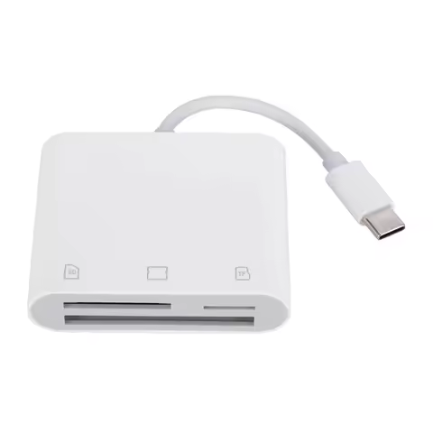 3-in-1 Type C To CF/SD/TF Card Adapter SD Card Reader Memory Card Reader CF SD TF Compact Camera Car