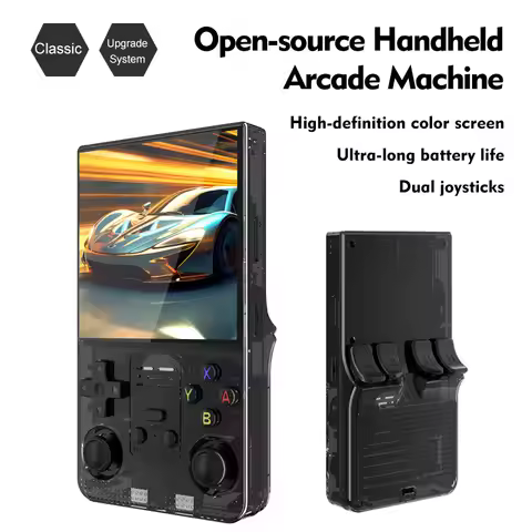 R39 MAX Retro Handheld Game Console Linux System 4.0-inch IPS Screen HD Portable Gaming Console 64GB