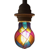 Pelindale Glass Bulb，E26Socket4Tile120Volt LED Colorful Light Bulbs，Romantic Lighting，Suitable for P