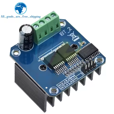 1/3PCS DC6-27V Double BTS7960 BTS7960B DC 43A Stepper Motor Drive Module H-Bridge PWM Module