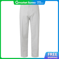 Namcha Marun Basic No-Tuck Straight Fit Linen Slacks NE-SLS-Q025-연그레이