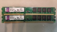 Kingston DDR3 記憶體 8gb  2條