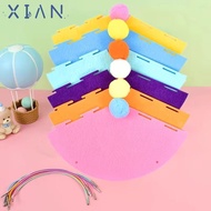 XIANEE Mini Party Hats, 6pcs Set Lightweight Cone Hats,  Colorful Party Hats Birthday