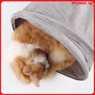 Cuddly Cat Toy Interactive Brown Plaything Tunnel Hideout