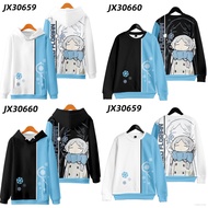 clu YB1 Frieren Beyond Journey's End Hoodie Anime Sweatshirt Cosplay Unisex Long Sleeve Top Round Ne