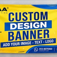 Banner Custom Printing | Banner Iklan & Promosi | BANNER BUNTING BACKDROP | HIGH QUALITY Pelbagai Sa