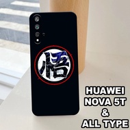 G45 - HUAWEI NOVA 5T Silicone - HUAWEI NOVA 5T pro camera Softcase - JAPANESE ART Motif - Flexible r