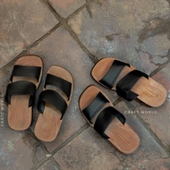 Capal Kulit Lelaki 100% Kulit Original / Capal Raya