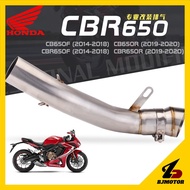 Middle stainless steel exhaust pipe for Honda cbr650f cb650f cb650r cbr650r series