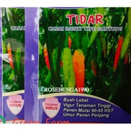 isi 10 Biji Benih New Cabe Tidar Tahan Virus Cap Candi Saudara dr Viral -Kemasan REPACK f1