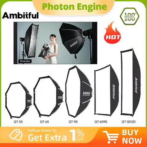 AMBITFUL Q7 series Softbox 55CM 65CM 90CM 60X90CM 30X120CM