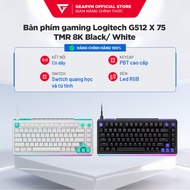 Logitech G512 X 75 TMR gaming Keyboard Black/White