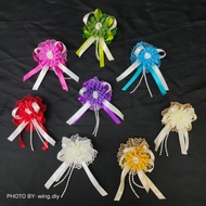 1 PCS | BUNGA ROZEK/ BUNGA KENDARAT/ BUNGA PENANGGAH/ BUNGA DADA/ FLOWER CORSAGE WITH SAFETY PIN/ 胸花