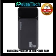 RIVERSONG 20000 mAh PHANTOM 65 PRO Power Bank | 65W Fast Charging | High Speed Laptop Power Bank
