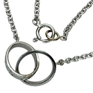 CARTIER/Cartier Baby Love Bracelet Necklace, 18K White Gold, 7.6g, 45cm, Women's [Pre-owned]