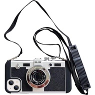 Emily in Paris 3D Retro Camera Leather Case for IPhone 17 14 11 12 13 15 16 Pro Max Plus XS XR X 16P