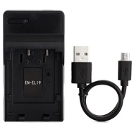 EN-EL19 USB Charger for Nikon Coolpix S33, S7000, S6900, S2800, S100, S3100, S4100, S4300, S5200, S6