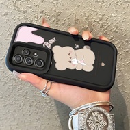 HP Phone Case For Samsung Galaxy A52 4G A52 5G A52s 5G A71 A72 A73 5G Case Rabbit hug bear Softcase 