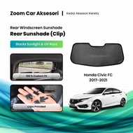 Honda Civic FC 2017 - 2022 Custom Fit OEM Custom Fit OEM REAR Sunshade