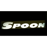 STIKER KERETA CERMIN BELAKANG SPOON HONDA REFLECT STICKER