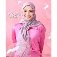 Tudung Fazura "CHERITERA WARNA PINK LABEL" Collection - LEMBAYUNG LEMBUT