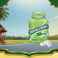 Doublemint Peppermint Bottle Gum / Chewing