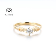 Real Moissanite 0.5ct Meteor Star Trail Round Cut Rose Gold Intricate Detailing Ring In S925 Sterlin