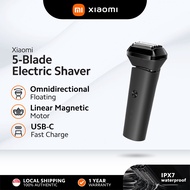 Xiaomi Mi 5-Blade Electric Shaver | 15,000 RPM Linear Motor | Omnidirectional Floating Head | 90min 